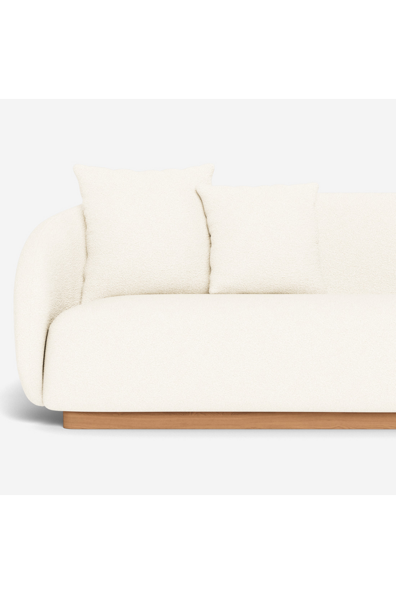 Ivory Outdoor 3-Seater Sofa | Andrew Martin Como | Oroatrade.com