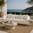Ivory Outdoor 3-Seater Sofa | Andrew Martin Como | Oroatrade.com