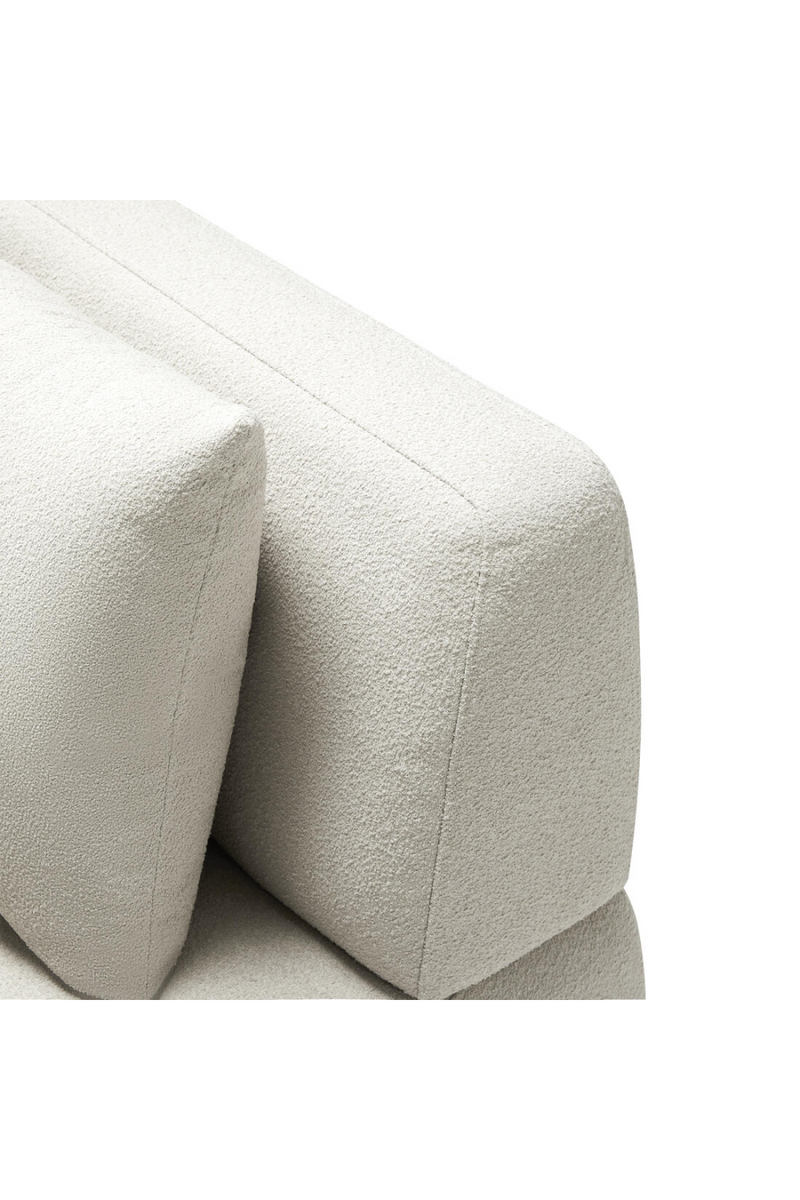 Cream Bouclé Outdoor Sectional Sofa | Andrew Martin Amalfi | Oroatrade.com