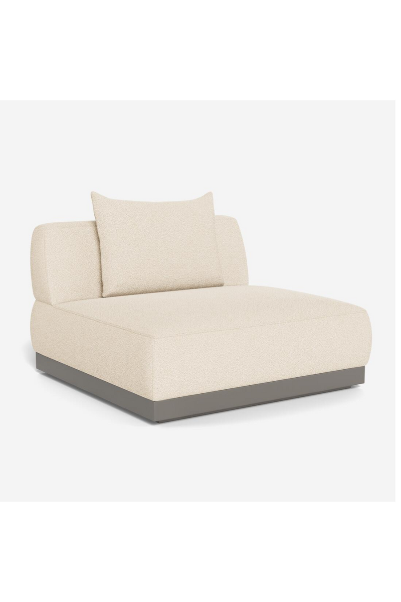 Cream Bouclé Outdoor Sectional Sofa | Andrew Martin Amalfi | Oroatrade.com