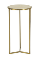 Cream Shagreen Accent Table | Andrew Martin Holly | Oroatrade.com