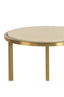 Cream Shagreen Accent Table | Andrew Martin Holly | Oroatrade.com