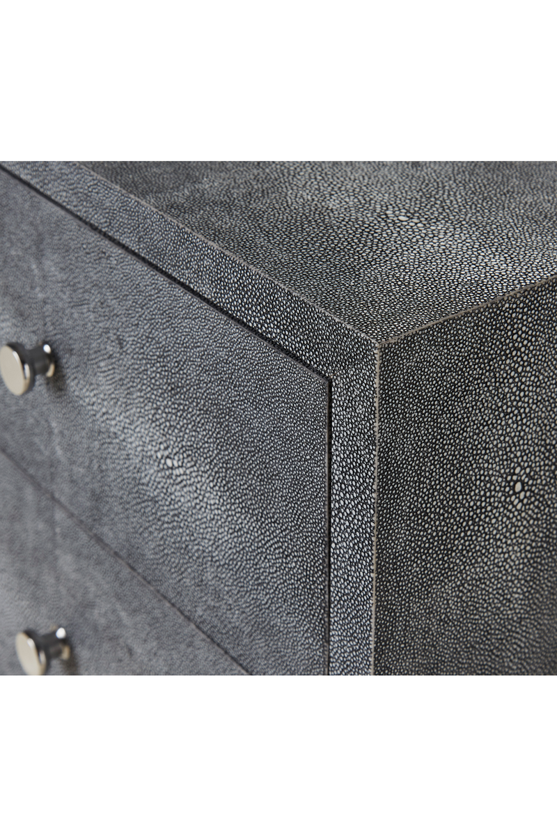 Shagreen Three Drawers Side Table | Andrew Martin Georgia | Oroatrade.com