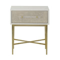 Shagreen Drawer Bedside Table | Andrew Martin Alice