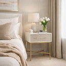 Shagreen Drawer Bedside Table | Andrew Martin Alice