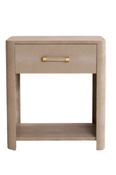 Shagreen Minimalist Bedside Table | Andrew Martin Moby | Oroatrade.com