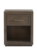 Gray Wooden Bedside Table S | Andrew Martin Raffles | Oroatrade.com