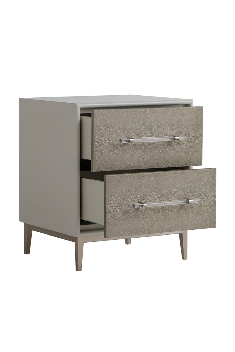 Shagreen 2-Drawer Bedside Table | Andrew Martin Alice | Oroatrade.com