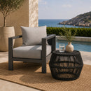 Geometrical Outdoor Side Table | Andrew Martin Voyage | Oroatrade