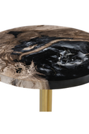 Petrified Wood Tripod Side Table | Andrew Martin Epiphany | Oroatrade.com