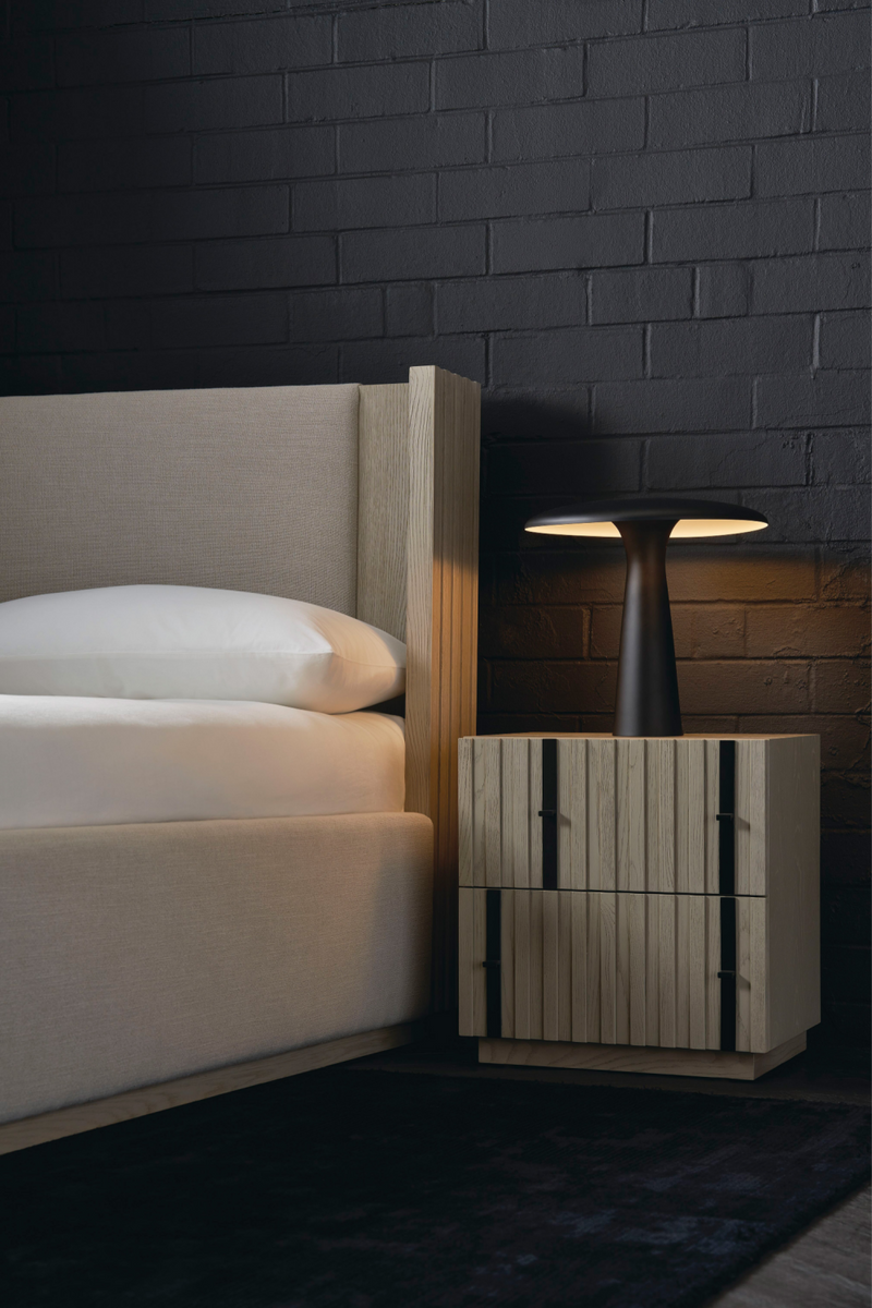 Wooden 2-Drawer Bedside Table | Andrew Martin Clancy | Oroatrade.com