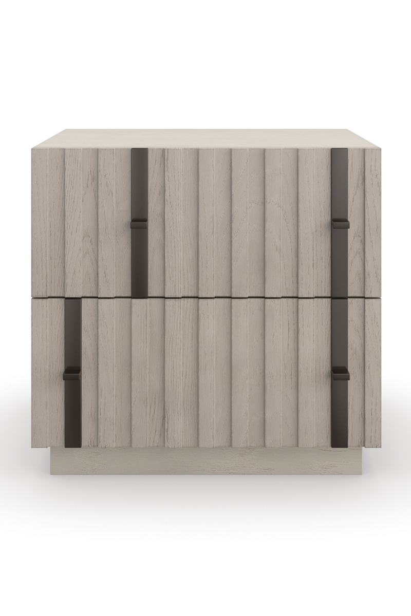 Wooden 2-Drawer Bedside Table | Andrew Martin Clancy | Oroatrade.com