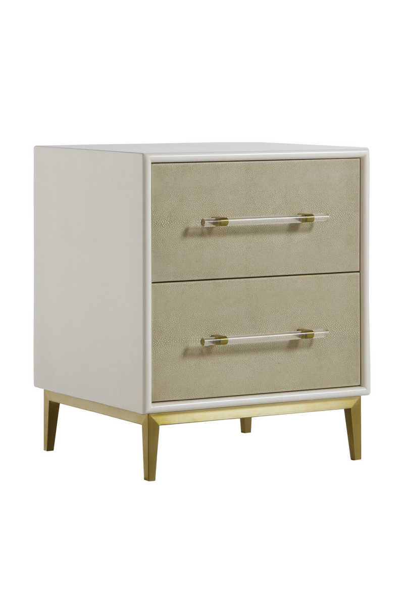 Shagreen 2-Drawer Bedside Table | Andrew Martin Alice | Oroatrade.com