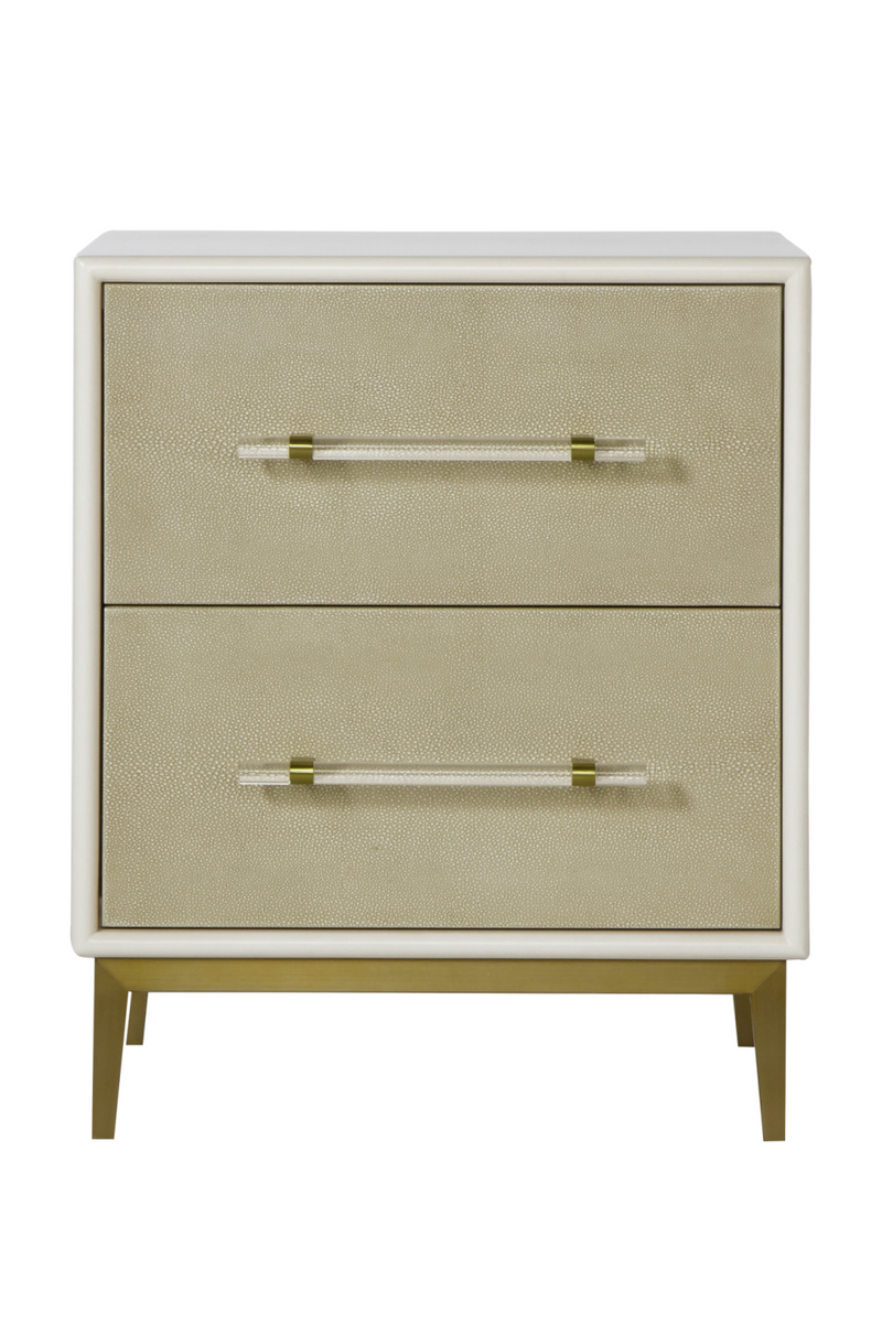 Shagreen 2-Drawer Bedside Table | Andrew Martin Alice | Oroatrade.com