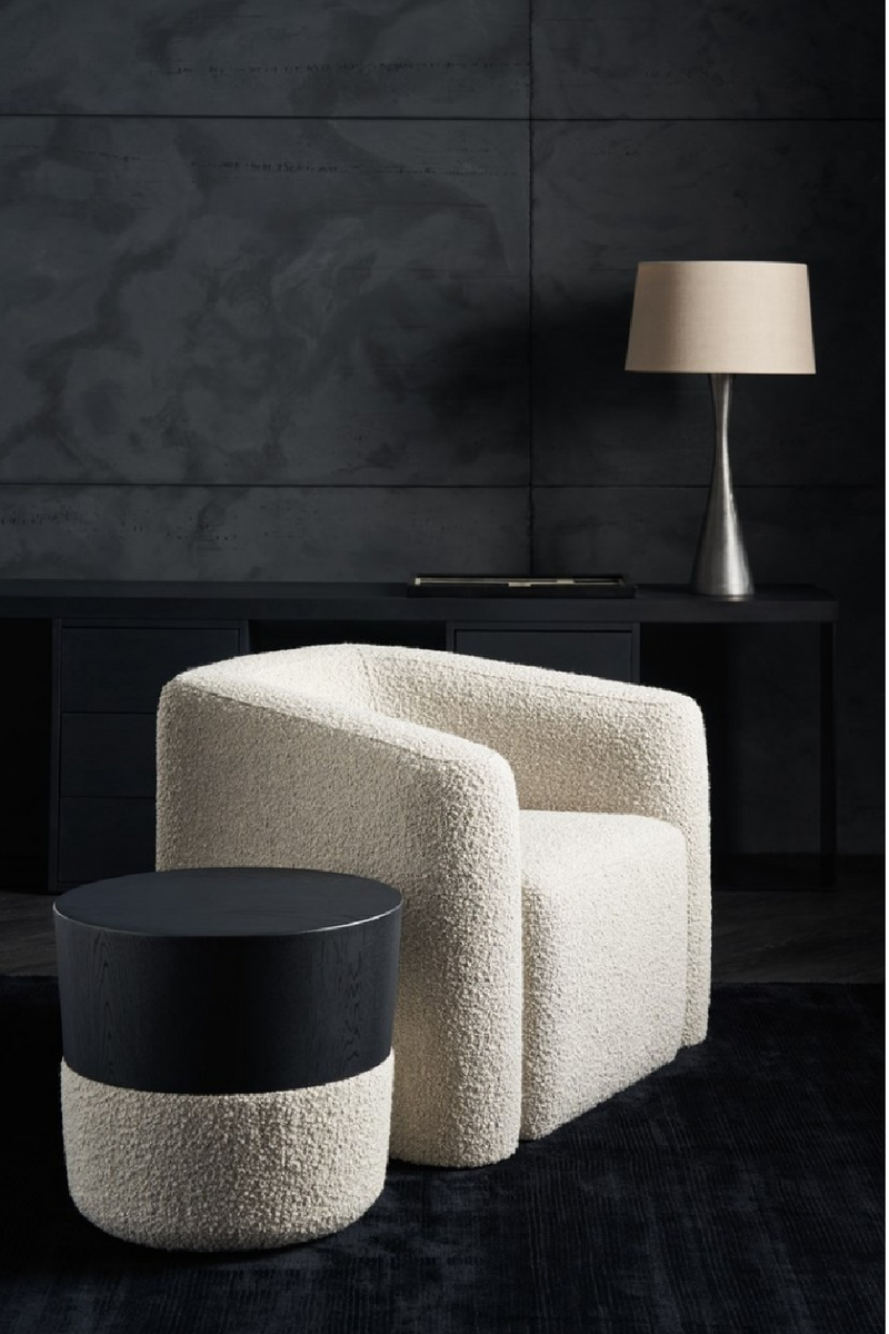 Oval Boucle Side Table | Andrew Martin Etta | Oroatrade.com