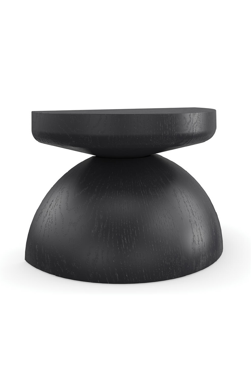 Black Dome Side Table | Andrew Martin Pippa | Oroatrade.com