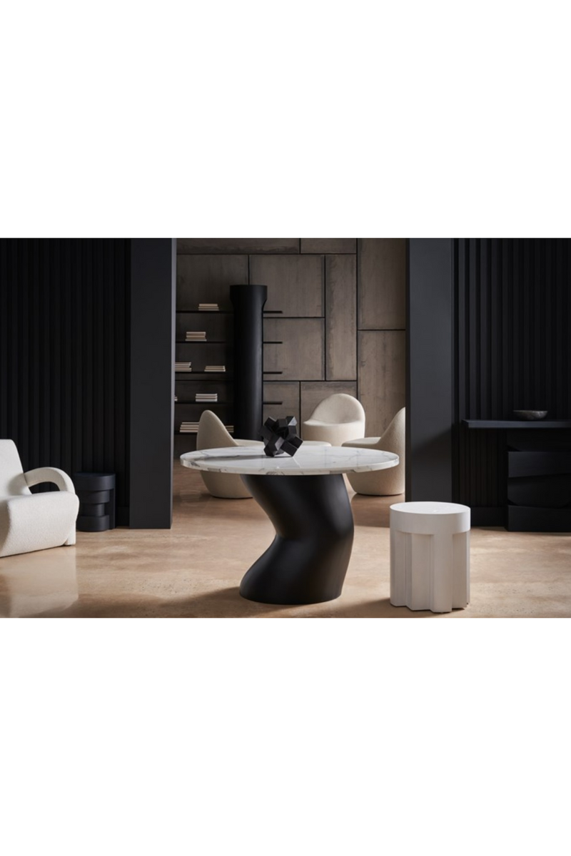 Modern White Side Table | Andrew Martin Eli | Oroatrade.com