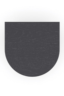 Black Sculptural Side Table | Andrew Martin Sam | Oroatrade.com