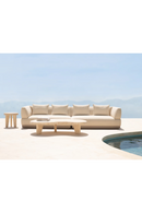 Travertine Outdoor Side Table | Andrew Martin Lucca | Oroatrade.com