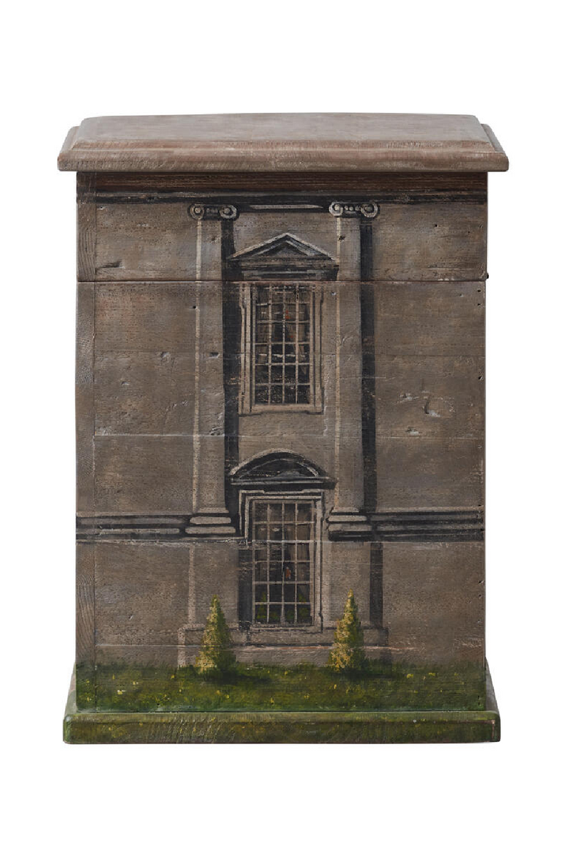 Painted Trunk Pine Side Table | Andrew Martin Filippo | Oroatrade.com