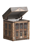 Hand-Painted Pine Trunk Side Table | Andrew Martin Jacopo | Oroatrade.com