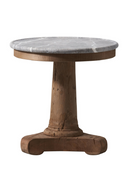Vintage Pine Pedestal Side Table | Andrew Martin Michaelangelo | Oroatrade.com