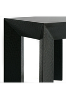Black Bamboo Weave Side Table | Andrew Martin Jupiter | Oroatrade.com