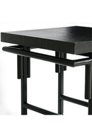 Black Square Side Table | Andrew Martin Athena | Oroatrade.com