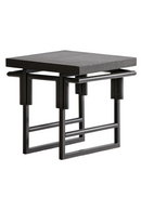Black Square Side Table | Andrew Martin Athena | Oroatrade.com