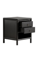 Black 2-Drawer Nightstand | Andrew Martin Concordia | Oroatrade.com
