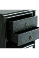 Black 2-Drawer Nightstand | Andrew Martin Concordia | Oroatrade.com