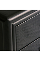 Black 2-Drawer Nightstand | Andrew Martin Concordia | Oroatrade.com