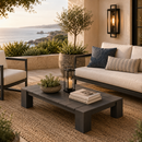 Gray Metal Outdoor Coffee Table | Andrew Martin Bora | Oroatrade.com