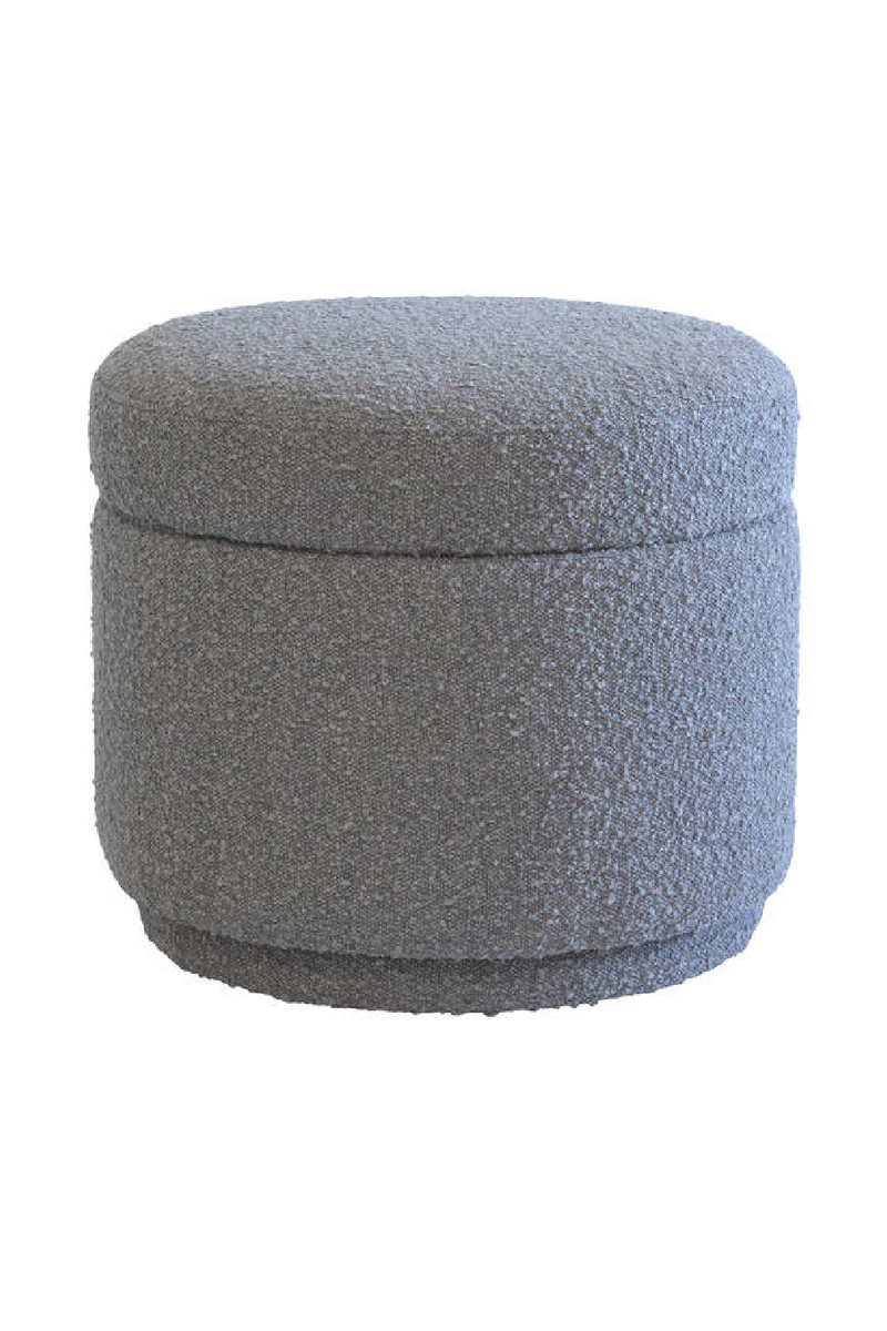 Bouclé Storage Ottoman | Andrew Martin Tondu | Oroatrade.com