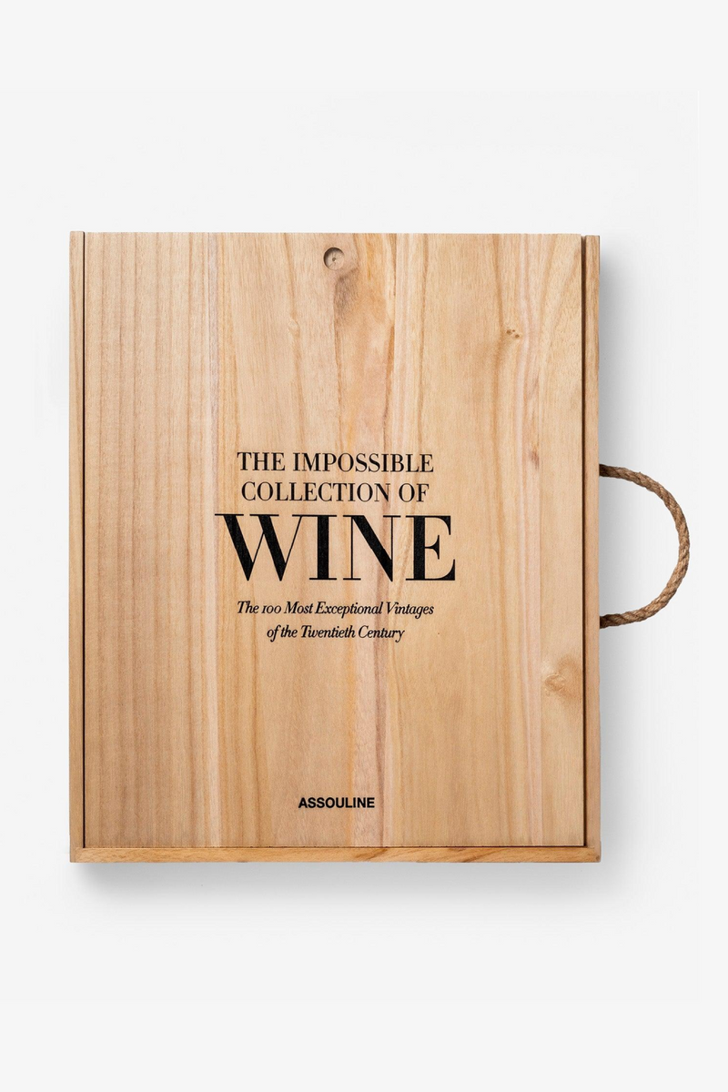 Exceptional Wines Wooden Cover Book | Assouline The Impossible Collection of Wine | Oroatrade.com