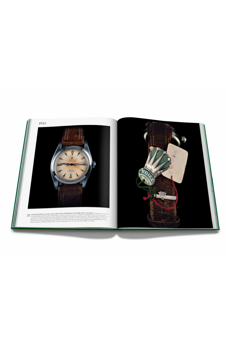 Luxury Leather Coffee Table Book | Assouline Rolex: The Impossible Collection | Oroatrade.com