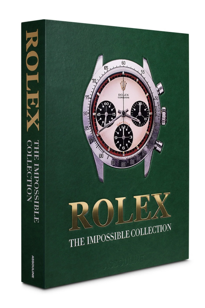 Luxury Leather Coffee Table Book | Assouline Rolex: The Impossible Collection | Oroatrade.com