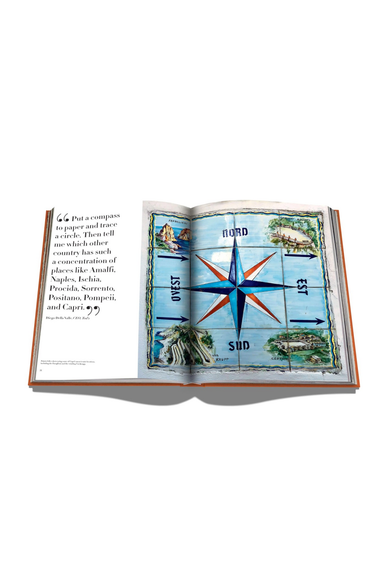 Travel Linen Hardcover Book | Assouline Capri Dolce Vita | Oroatrade.com