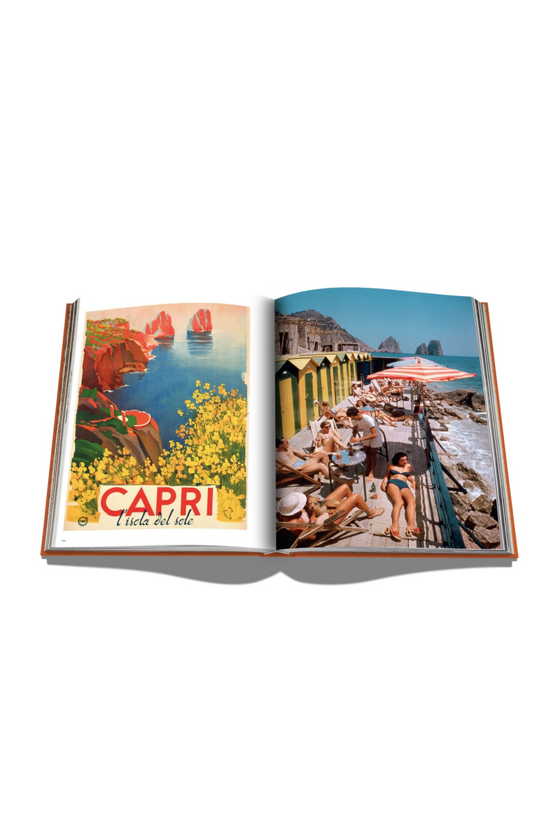 Travel Linen Hardcover Book | Assouline Capri Dolce Vita | Oroatrade.com