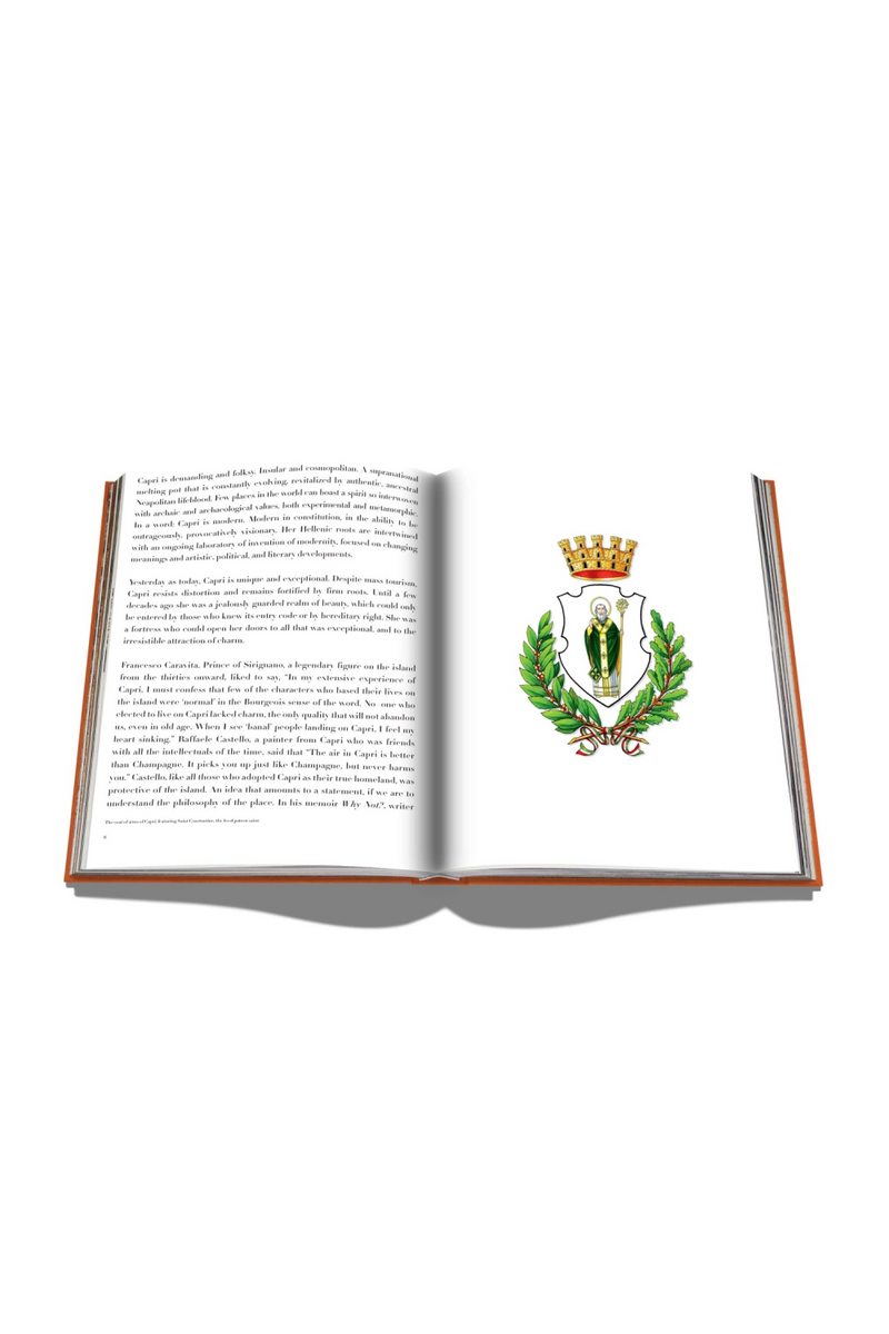 Travel Linen Hardcover Book | Assouline Capri Dolce Vita | Oroatrade.com