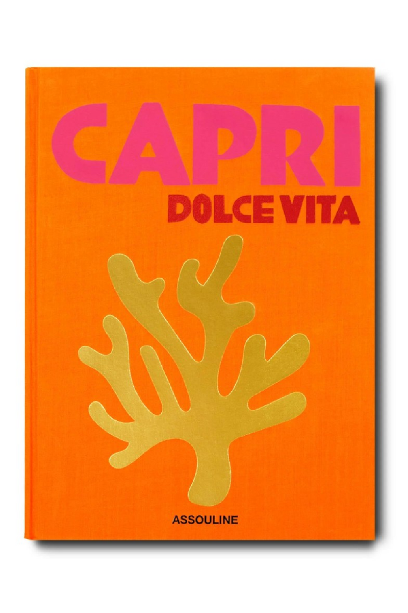 Travel Linen Hardcover Book | Assouline Capri Dolce Vita | Oroatrade.com