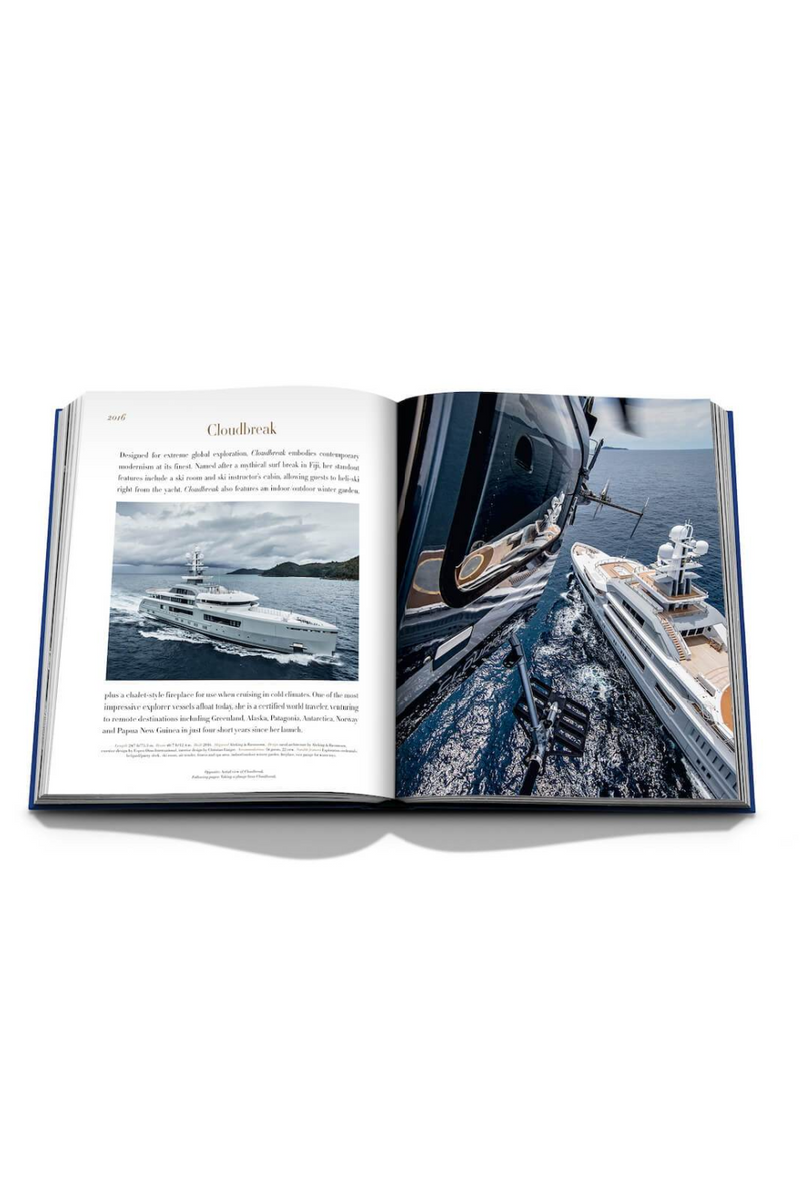 Handcrafted Coffee Table Book | Assouline Yachts: The Impossible Collection | Oroatrade.com