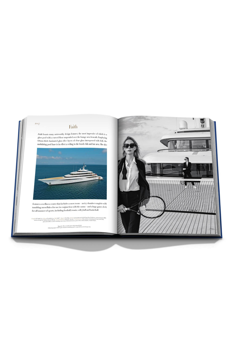 Handcrafted Coffee Table Book | Assouline Yachts: The Impossible Collection | Oroatrade.com