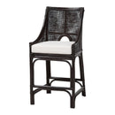 Hospitality furniture - Rattan Sloped-Arm Counter Stool - www.oroatrade.com