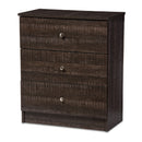 Hospitality furniture - Brown Wooden 3-Drawer Chest - www.oroatrade.com