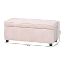 Hospitality furniture - Velvet Storage Bench - www.oroatrade.com