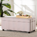 Hospitality furniture - Velvet Storage Bench - www.oroatrade.com