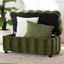 Hospitality furniture - Velvet Storage Bench - www.oroatrade.com