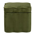 Hospitality furniture - Scalloped Storage Ottoman - www.oroatrade.com