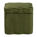 Hospitality furniture - Scalloped Storage Ottoman - www.oroatrade.com
